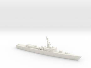 1/600 Scale DE-1040 USS Garcia Class in White Natural Versatile Plastic