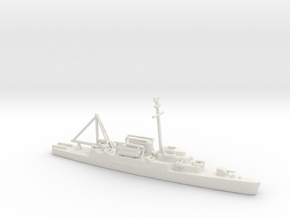1/600 Scale USS Wantuck APD-125 in White Natural Versatile Plastic