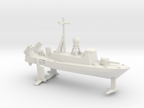1/600 Scale USS PHM Hydrofoil in White Natural Versatile Plastic