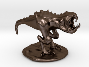 Dimensional Marauder in Polished Bronze Steel: Extra Small