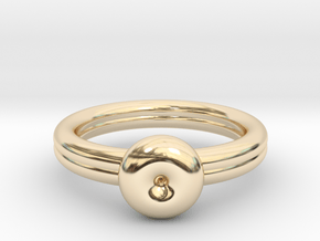 Energy source ring in 14K Yellow Gold: 11.5 / 65.25