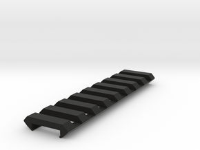 Top Picatinny Rail (8-Slots) for Desert Eagle ASP in Black Natural Versatile Plastic