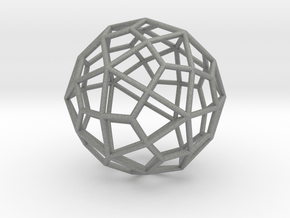 0310 Deltoidal Hexecontahedron E (a=1cm) #001 in Gray PA12