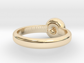 Torus Ring in 14k Gold Plated Brass: 11.5 / 65.25