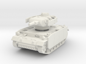 Panzer III N (schurzen) 1/120 in White Natural Versatile Plastic