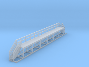 N Scale Train Maintenance Platform DOUBLE STAIRS in Smooth Fine Detail Plastic