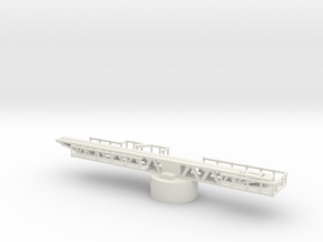 1/72 Scale USN Cruiser Catapult in White Natural Versatile Plastic