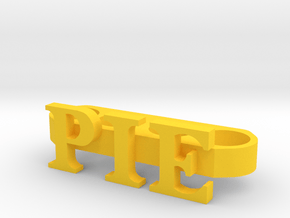 Cartman's Pie Knuckle Ring in Yellow Processed Versatile Plastic