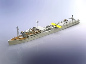 German Catapult Ship Friesenland 1/600 in Tan Fine Detail Plastic