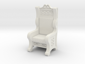 Throne in White Natural Versatile Plastic