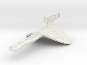 Klingon K27 Class VI Escort 1/1000 scale in White Natural Versatile Plastic: 1:1000