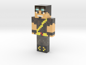 64x64 | Minecraft toy in Glossy Full Color Sandstone