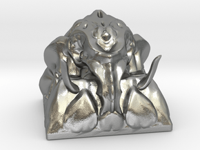 Ganesha Keycap in Natural Silver