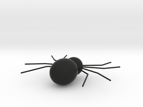 spider in Black Natural Versatile Plastic