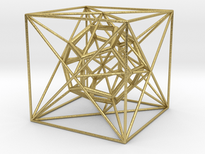 Raq's dodecahedron (bronze) in Natural Brass