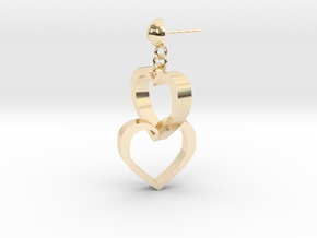 Heart and soul in 14K Yellow Gold