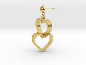 Heart and soul in Polished Brass