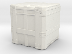 sci fi transport box 1:72 scale in White Natural Versatile Plastic