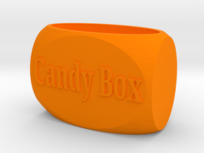 candy box in Orange Processed Versatile Plastic: Medium