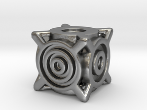 Concentric Die in Natural Silver