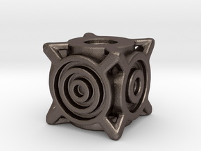Concentric Die in Polished Bronzed Silver Steel