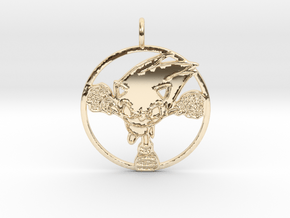 Sonic The Hedgehog in 14K Yellow Gold
