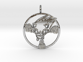 Sonic The Hedgehog in Polished Silver