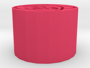 Bear chair in Pink Processed Versatile Plastic: Medium