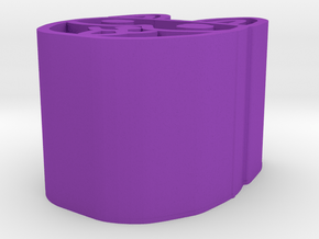 Modeling pen holder in Purple Processed Versatile Plastic: Medium