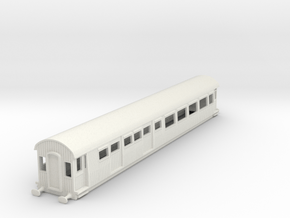 o-87-gcr-barnum-open-3rd-saloon-brake-coach in White Natural Versatile Plastic