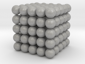 Cube spheres in Aluminum: Medium