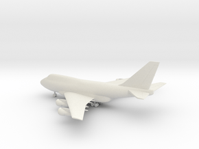 Boeing 747SP in White Natural Versatile Plastic: 6mm