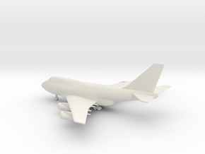 Boeing 747SP in White Natural Versatile Plastic: 1:600