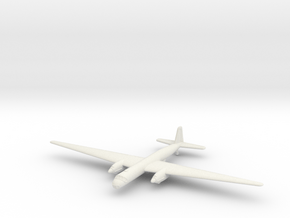 1/285 (6mm) Henschel Hs-130E in White Natural Versatile Plastic