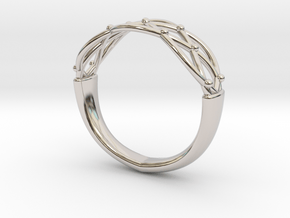 Celtic Weave Ring in Platinum