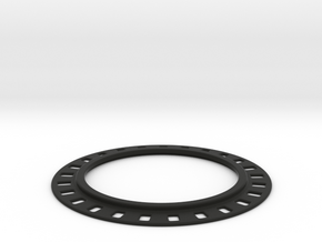 Universal Brake Rotor Mount for LSS - Slim design in Black Natural Versatile Plastic