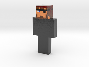 Captain_Redstone | Minecraft toy in Glossy Full Color Sandstone