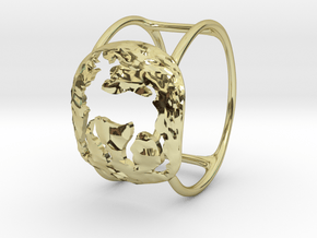 Mie d'n Os 'ad un geitje in 18k Gold Plated Brass