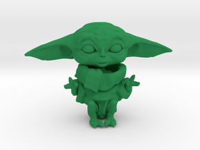 Baby Yoda: Dagobaby in Green Processed Versatile Plastic