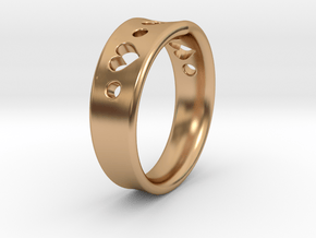 Heart Ring in Polished Bronze