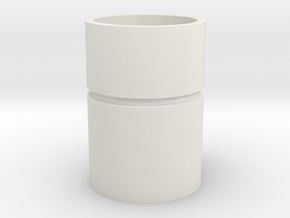 Modeling cup in White Natural Versatile Plastic