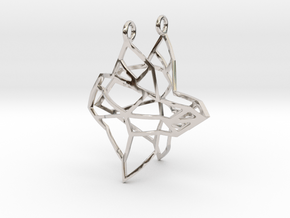 FabGeo Earrings in Platinum