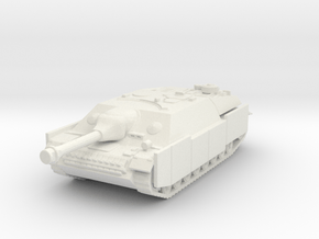 Jagdpanzer IV (schurzen) 1/87 in White Natural Versatile Plastic