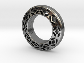 Ladies ring FOR HER Queen edition in Polished Silver