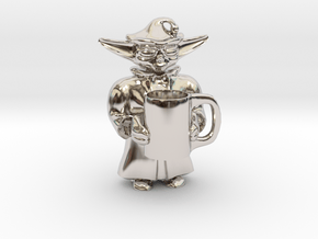 Goblin Child Santa  in Rhodium Plated Brass