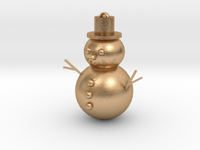 Snowman_Winter Country in Natural Bronze