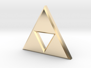 Triforce in 14K Yellow Gold