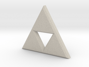 Triforce in Natural Sandstone