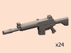 28mm AR-18 assault rifle in Smoothest Fine Detail Plastic
