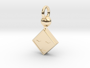 Starshine Charm 1 Inch in 14k Gold Plated Brass